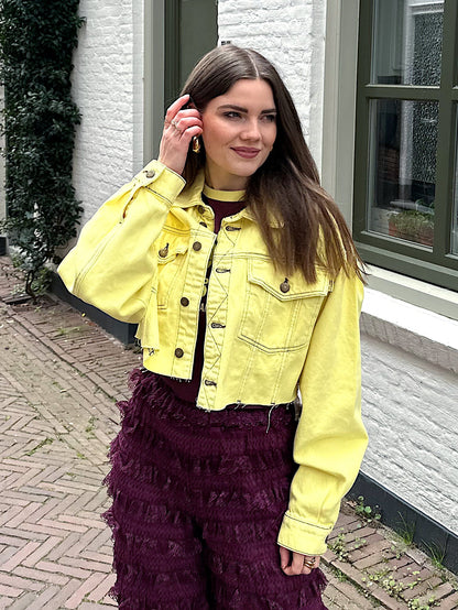 Harper & Yve Willow Jeansjacke gelb