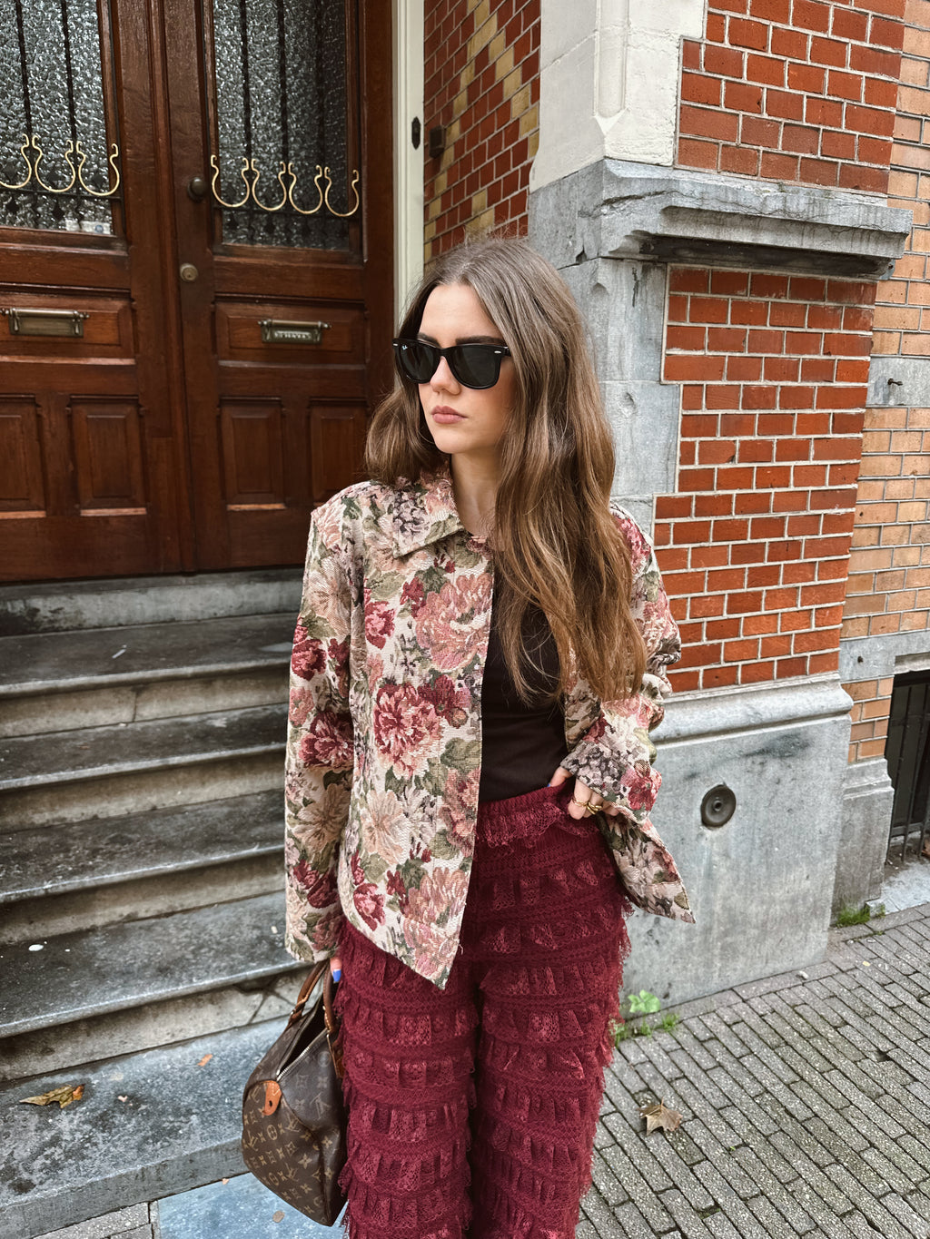 Carmen Julia jacket vintage flowers