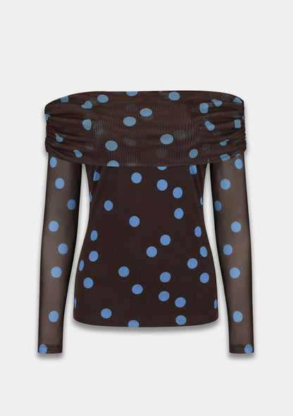 Harper & Yve Jenny off shoulder top polkadot