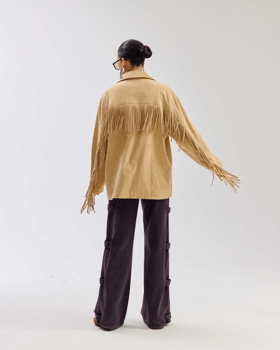Harper & Yve Jacke Quinn Fransen beige