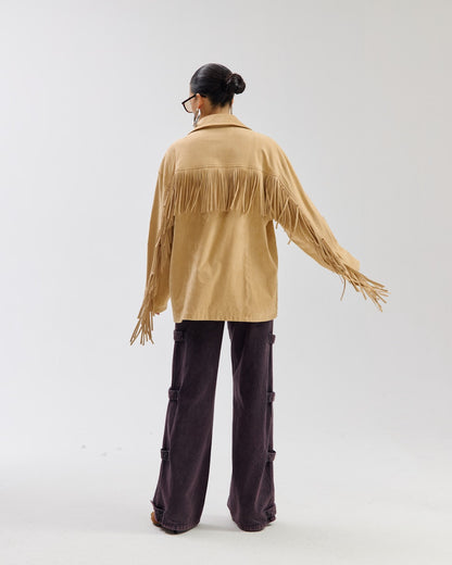 Harper & Yve Jacke Quinn Fransen beige