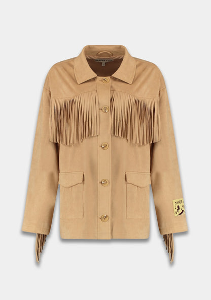 Harper & Yve Jacke Quinn Fransen beige
