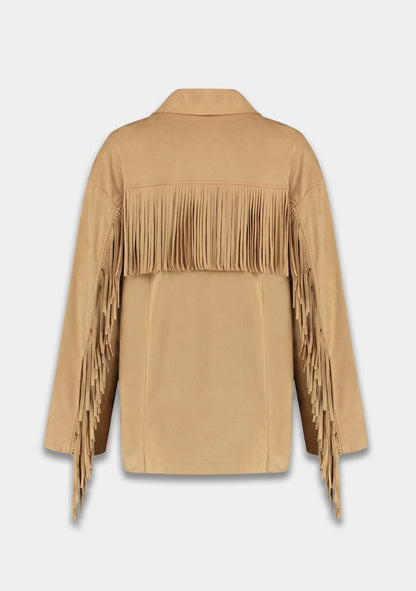 Harper & Yve Jacke Quinn Fransen beige