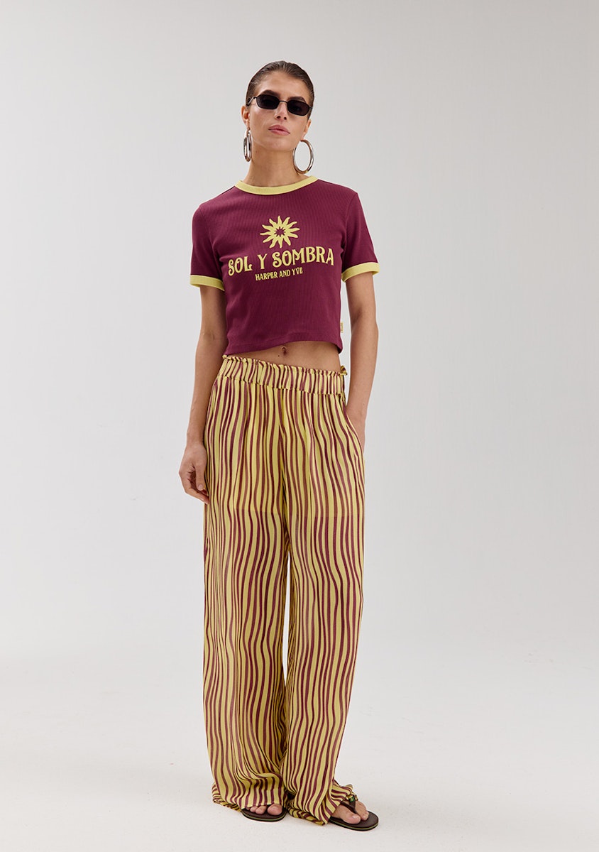 Harper & Yve Sombra T-Shirt Lila
