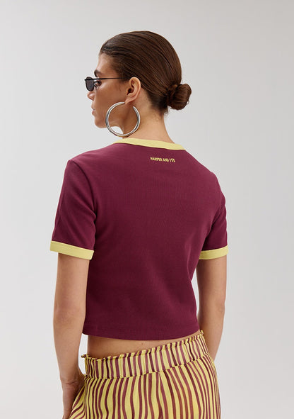 Harper & Yve Sombra T-Shirt Lila