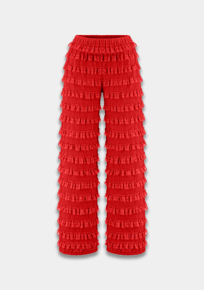 Harper & Yve LO Rüschenhose rot