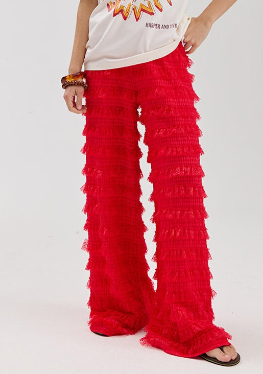 Harper & Yve LO Rüschenhose rot