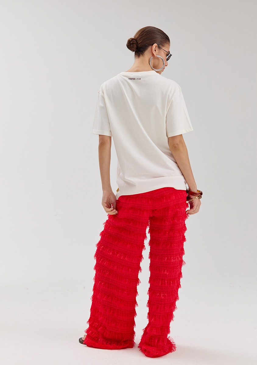 Harper & Yve LO Rüschenhose rot