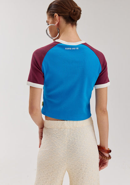 Harper & Yve Soly T-Shirt Blau