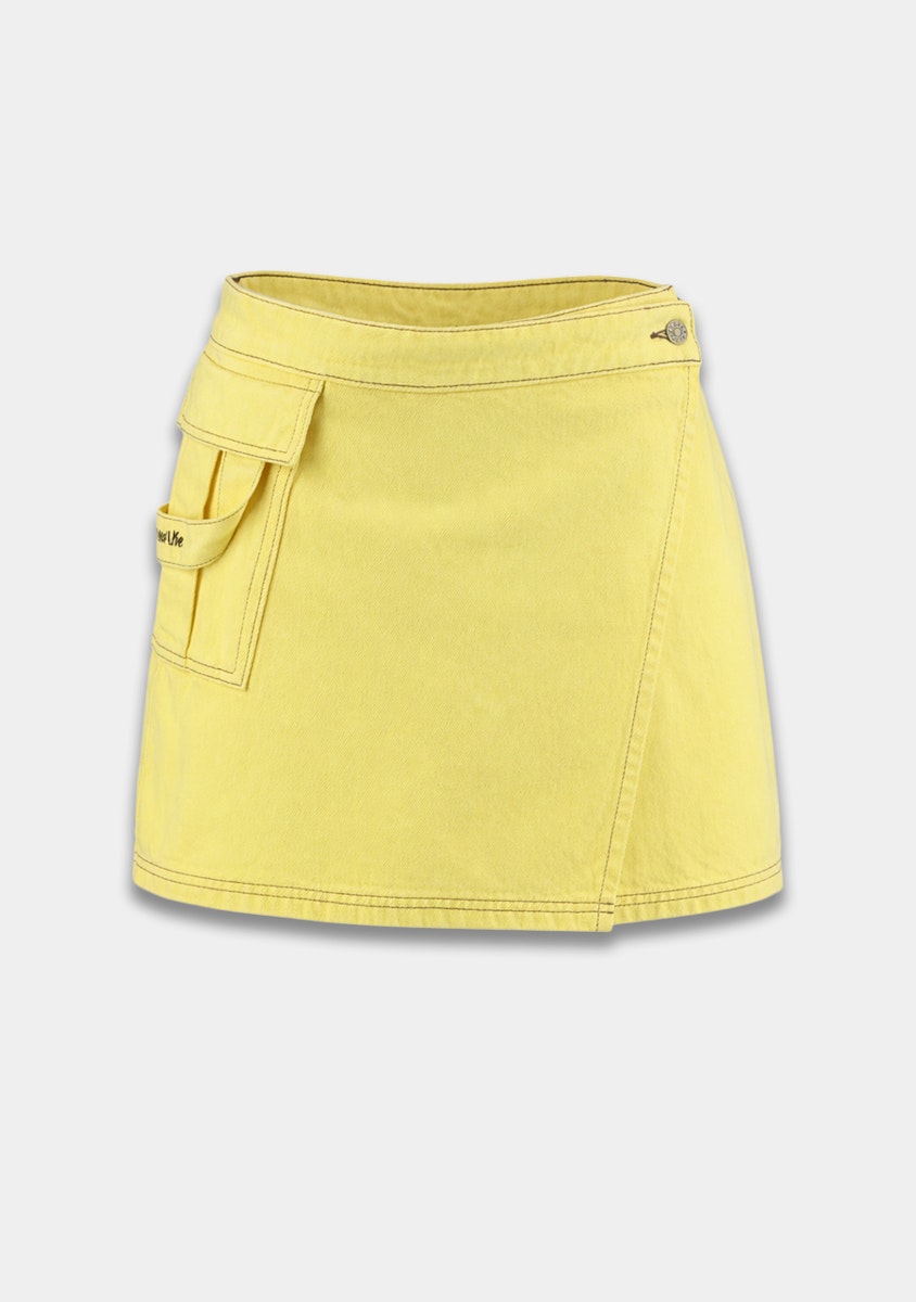 Harper & Yve Zenne Denim Skort gelb