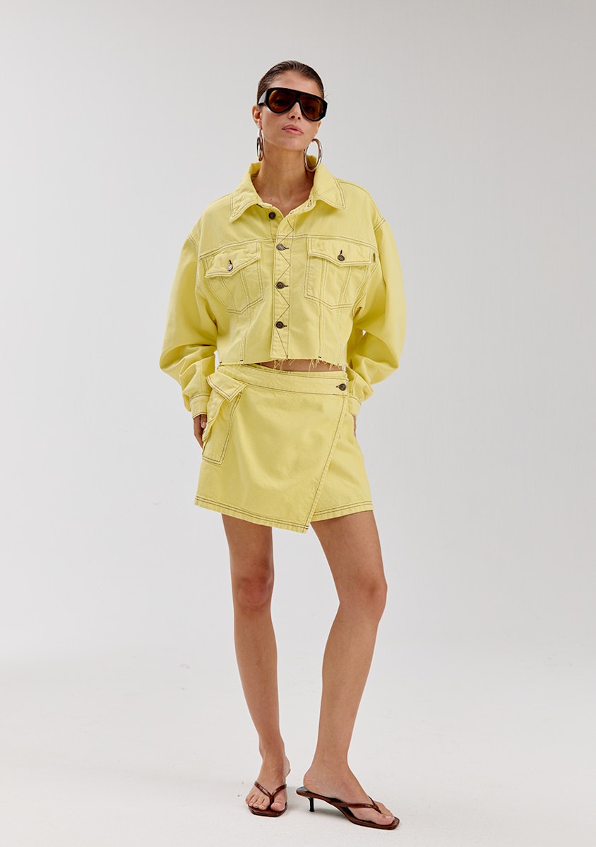 Harper & Yve Willow Jeansjacke gelb