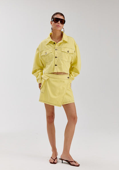 Harper & Yve Willow Jeansjacke gelb