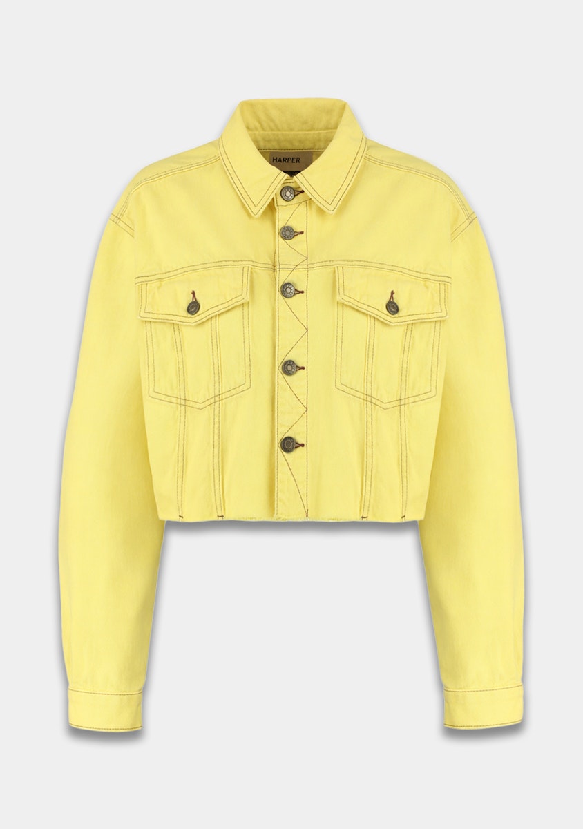 Harper & Yve Willow Jeansjacke gelb