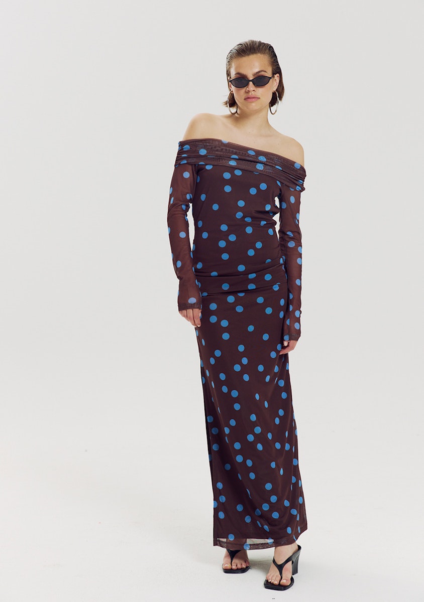 Harper & Yve Jenny off shoulder top polkadot