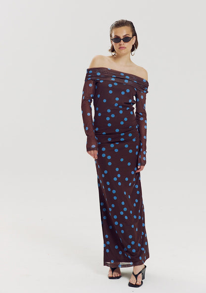 Harper & Yve Jenny off shoulder top polkadot