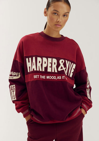 Harper & Yve Ace sweater red