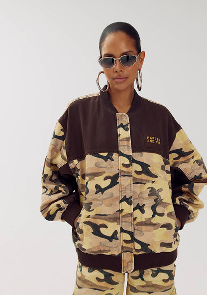 Harper & Yve Jacke Troy Camouflage Grün
