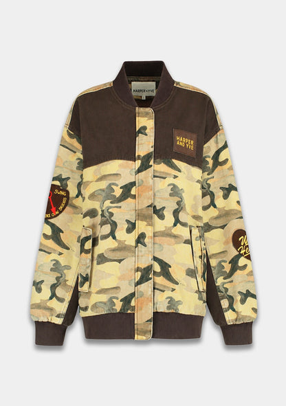 Harper & Yve Jacke Troy Camouflage Grün