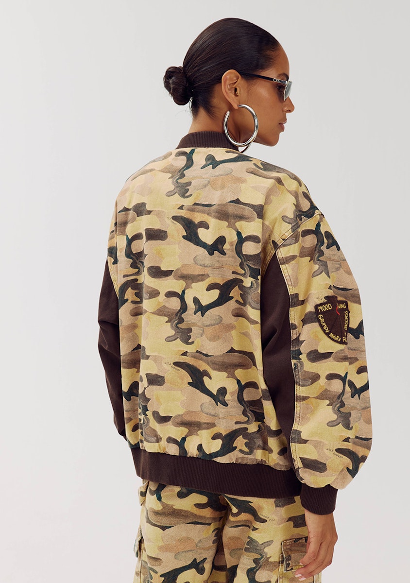 Harper & Yve Jacke Troy Camouflage Grün