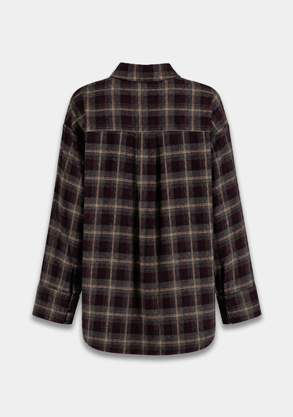 Harper & Yve Jella checkered oversized blouse