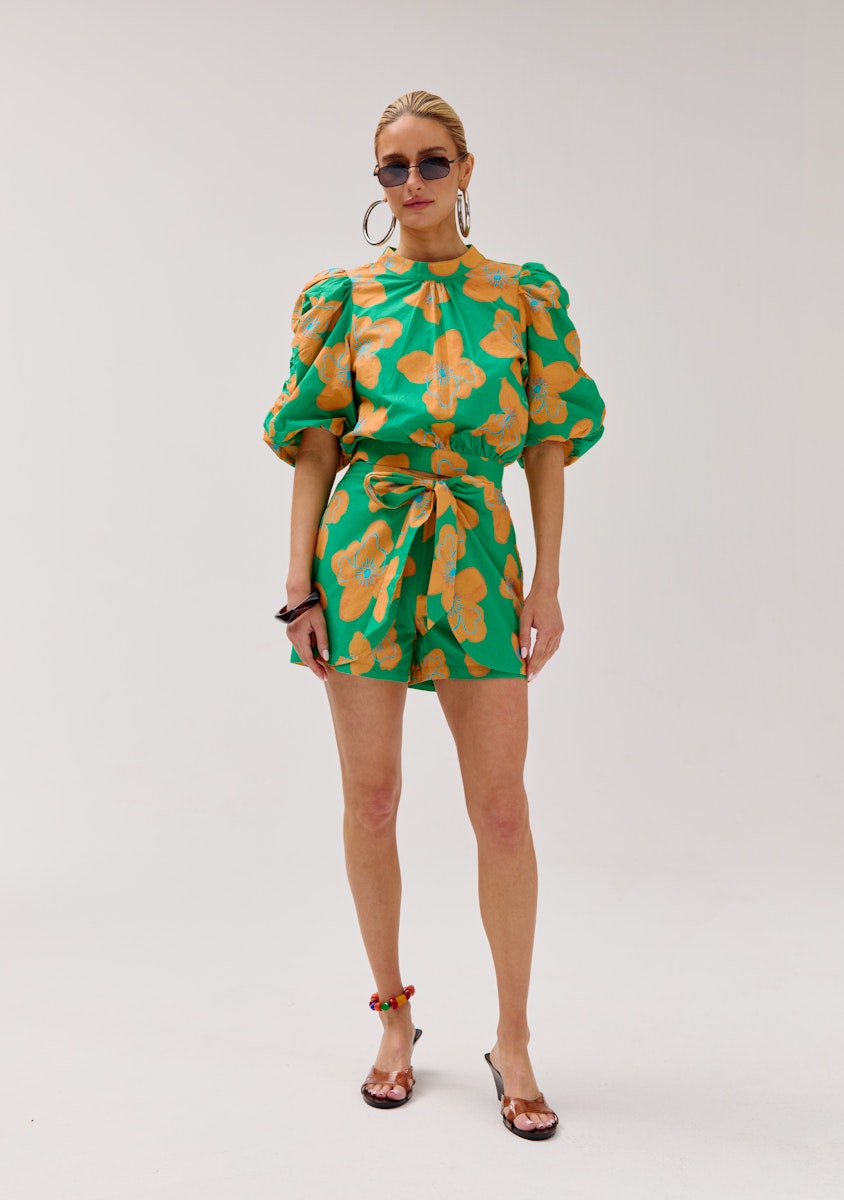 Harper & Yve Macey top groen
