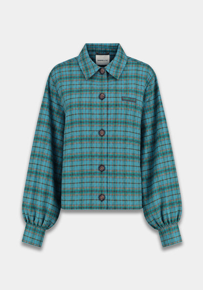 Harper & Yve Rylee jacket checkered blue