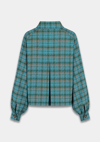 Harper & Yve Rylee jacket checkered blue
