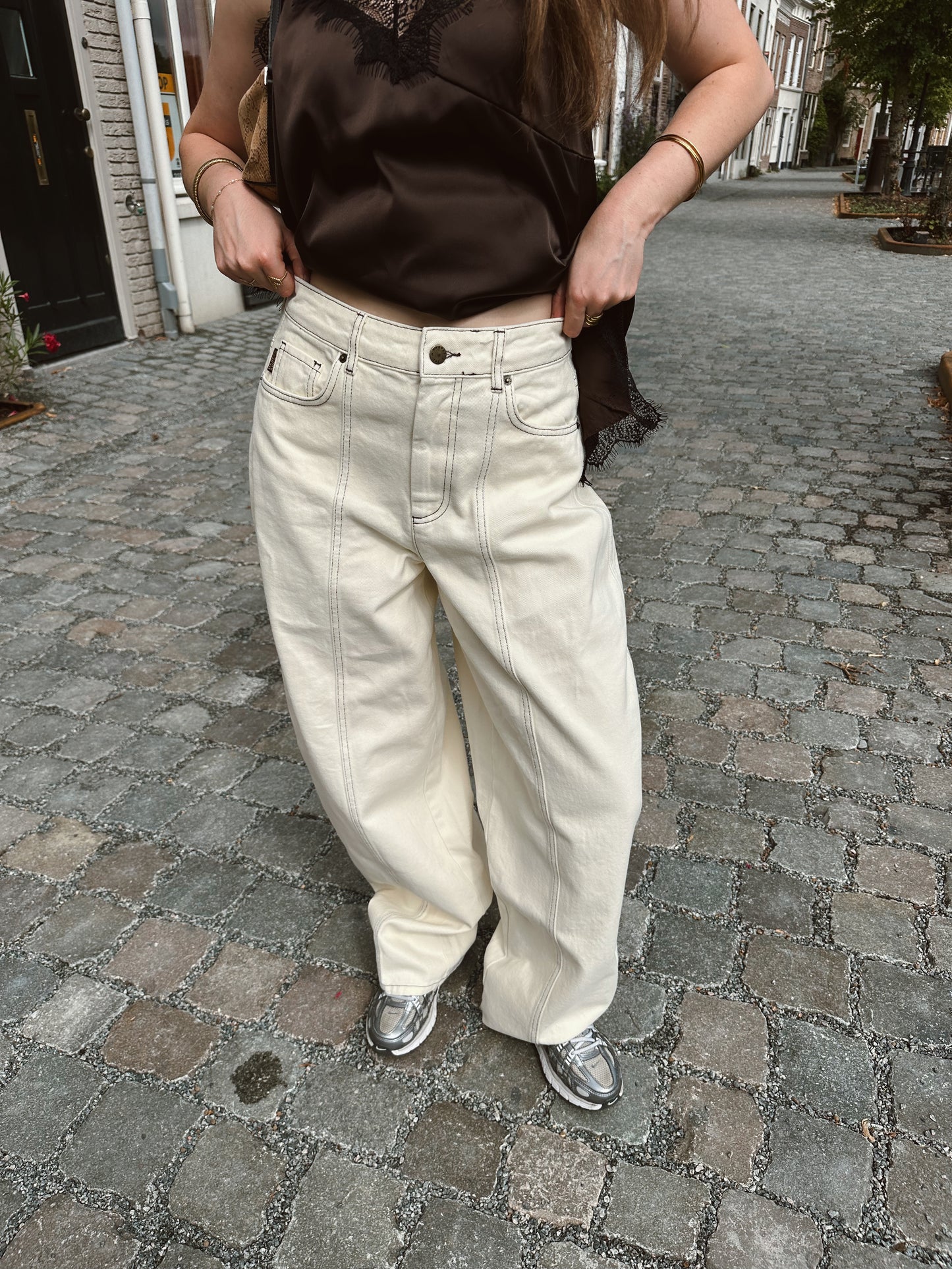 Harper & Yve Arden jeans off white