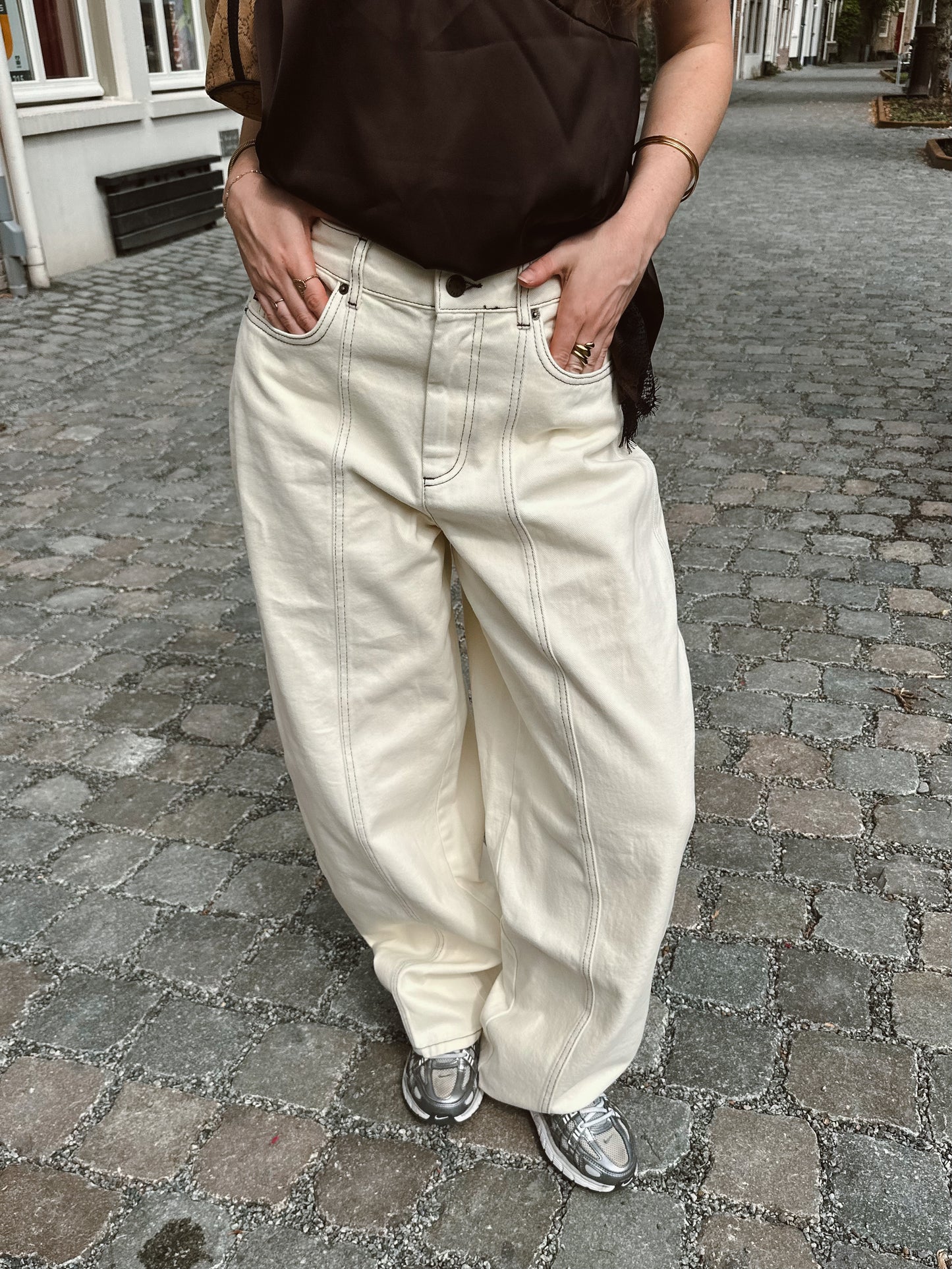Harper & Yve Arden jeans off white