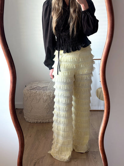 Harper & Yve LO Rüschenhose weiß - VORBESTELLUNG
