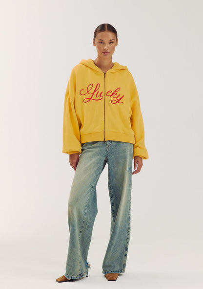 Harper & Yve Lucky cardigan yellow