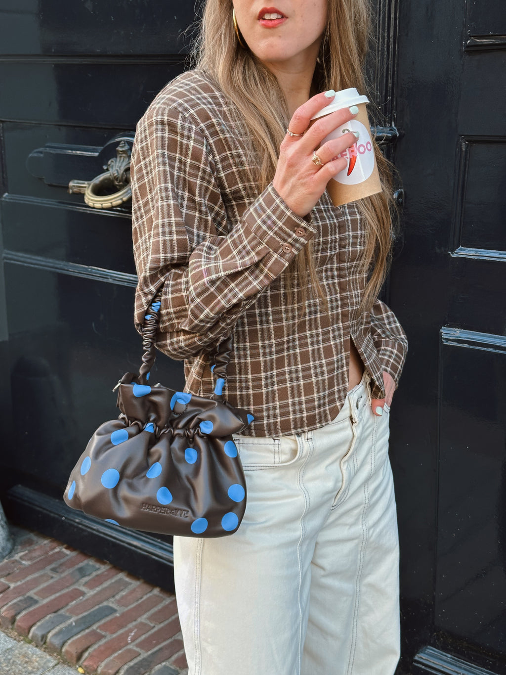 Harper & Yve Raye tas polkadot