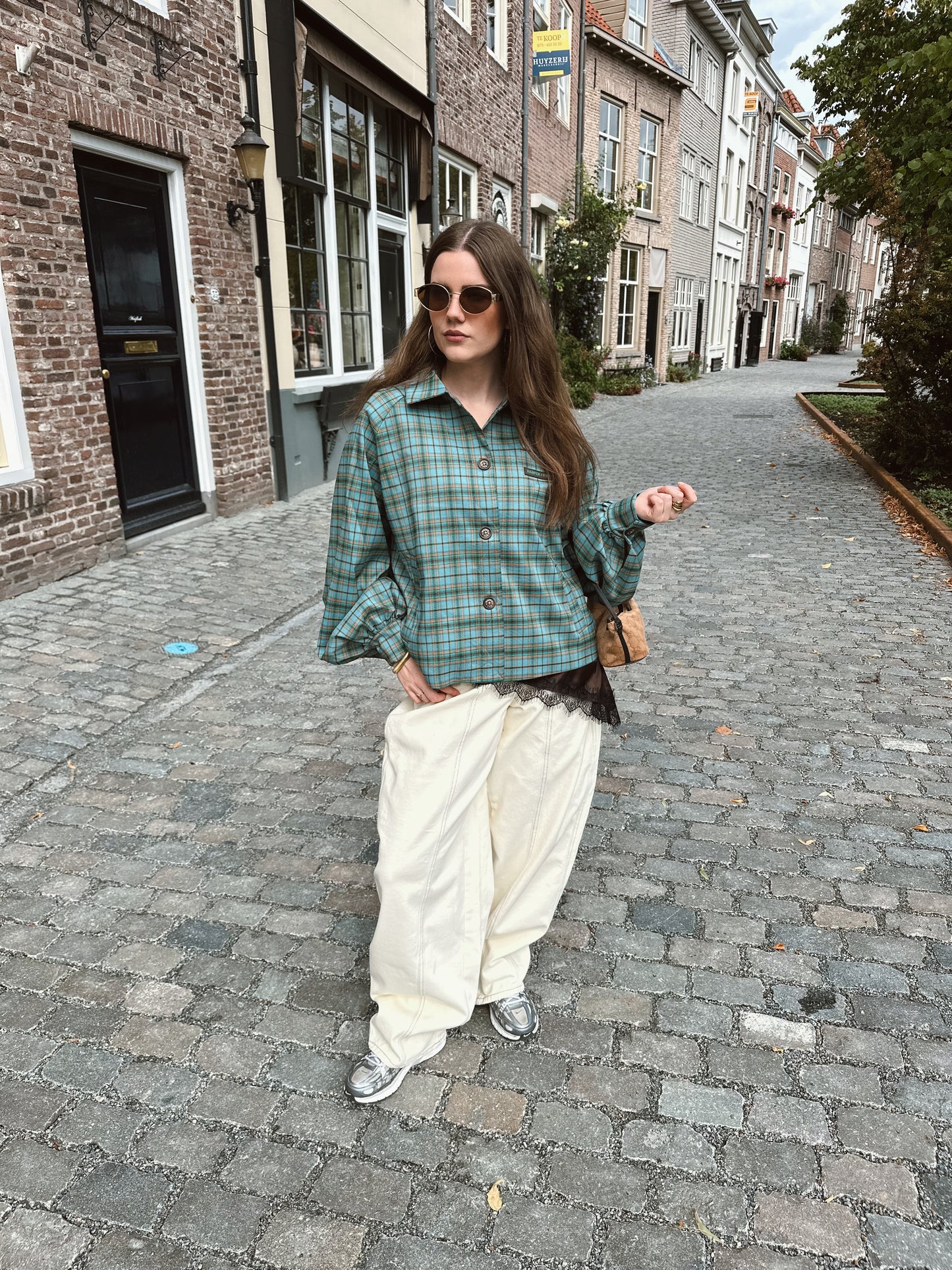 Harper & Yve Rylee jacket checkered blue