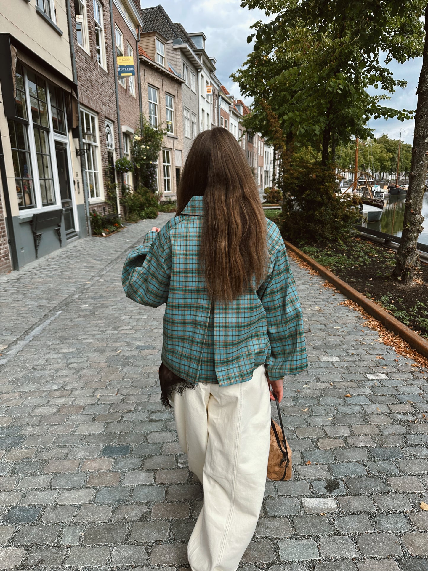 Harper & Yve Rylee jacket checkered blue