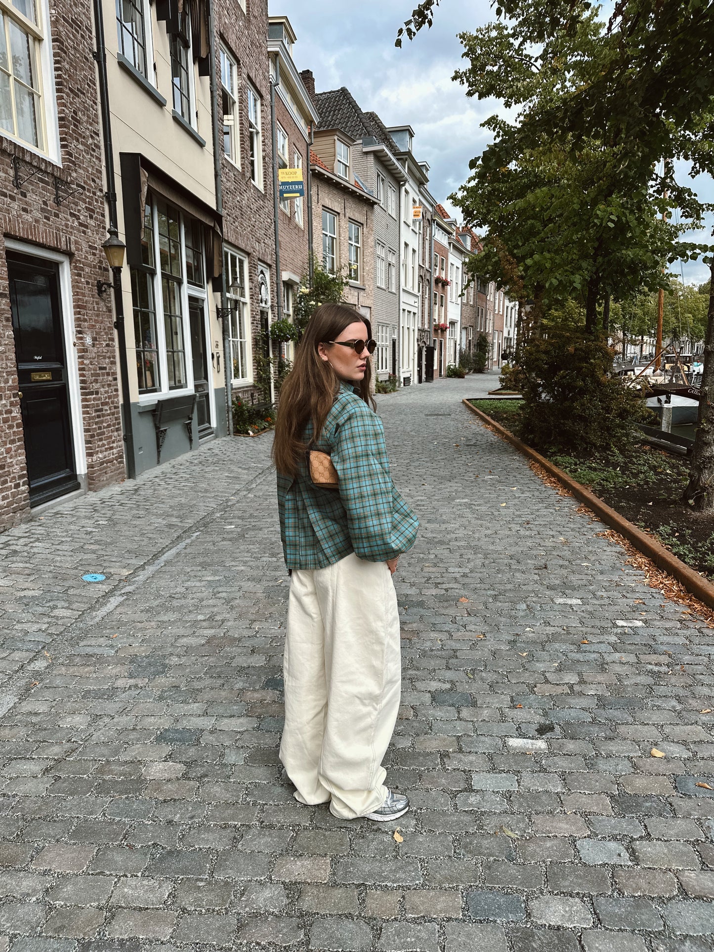 Harper & Yve Rylee jacket checkered blue