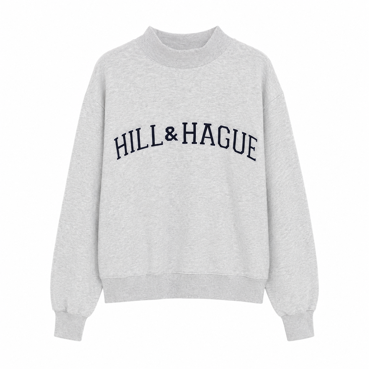Hill&Hague Melrose Mockneck sweater grey