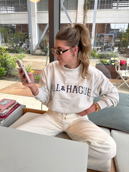 Hill&Hague Melrose Mockneck sweater grey