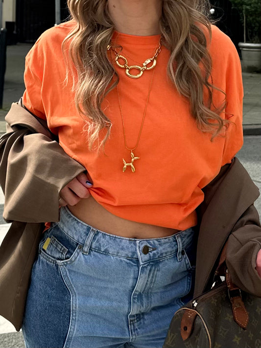 Amour T-Shirt orange