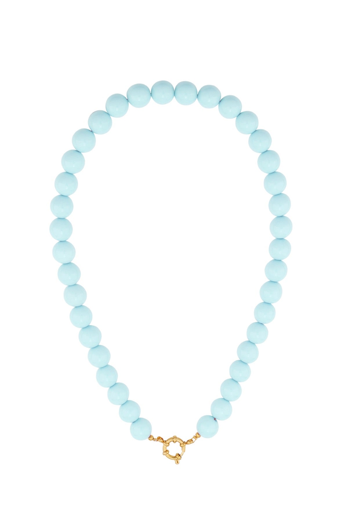 Color Beads Halskette blau