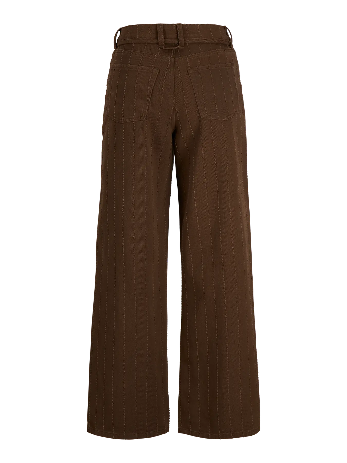 JXZOE sille wide leg denim pants bruin