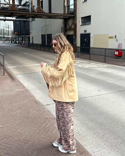 Harper & Yve Jacke Quinn Fransen beige