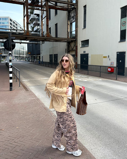 Harper & Yve Jacke Quinn Fransen beige