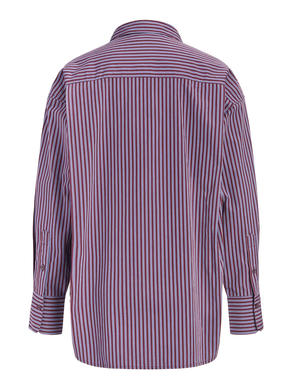 Jamie strepen blouse bordeaux