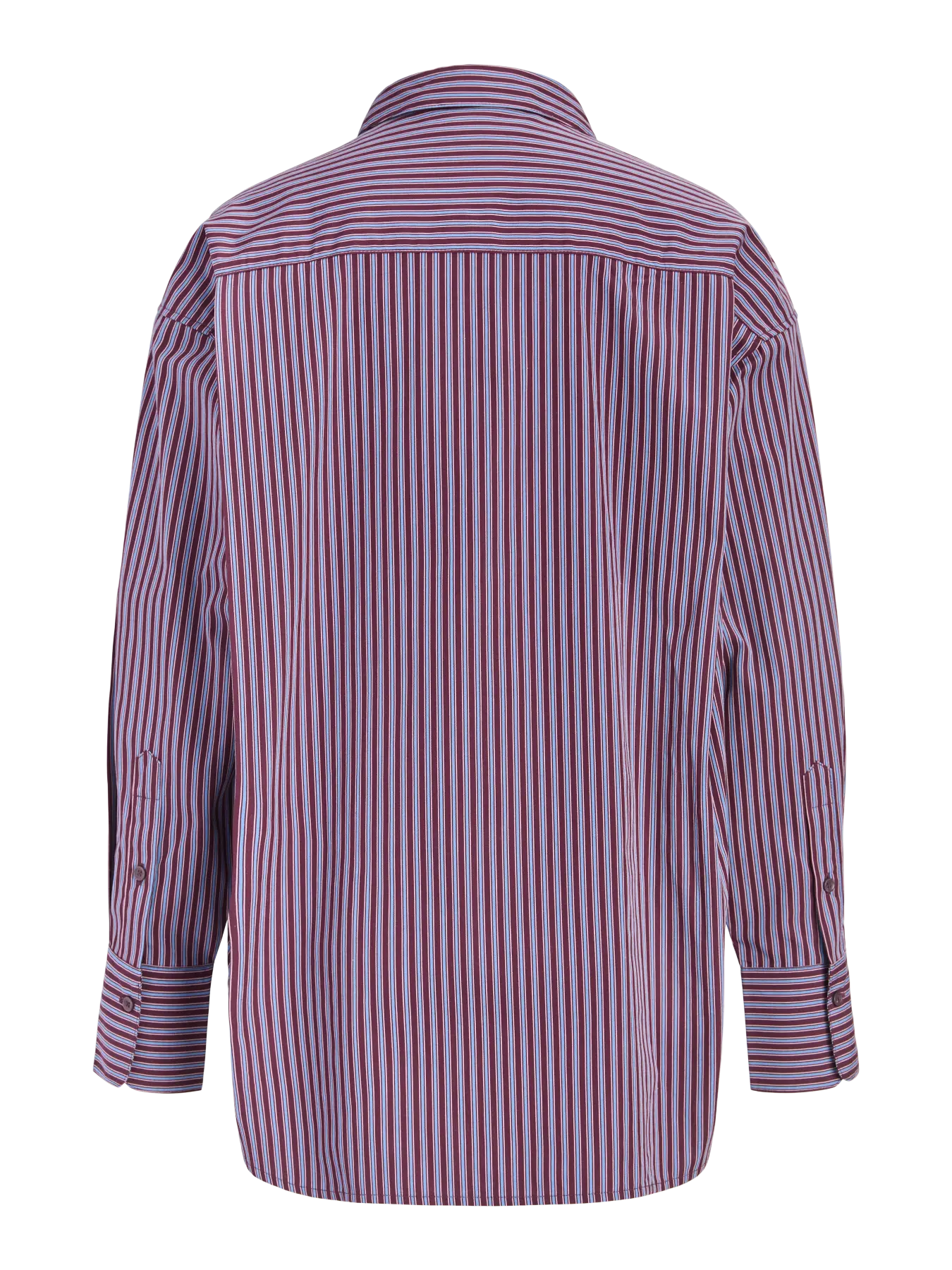 Jamie strepen blouse bordeaux