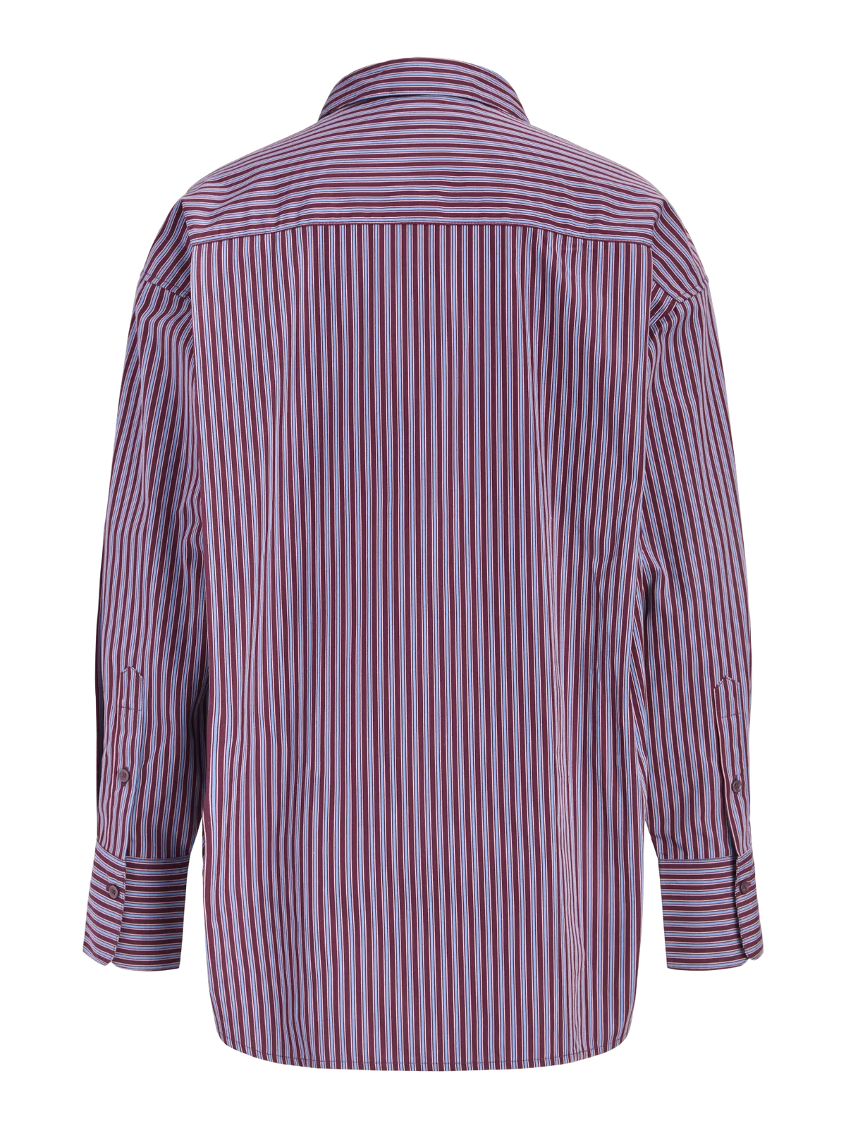 Jamie strepen blouse bordeaux