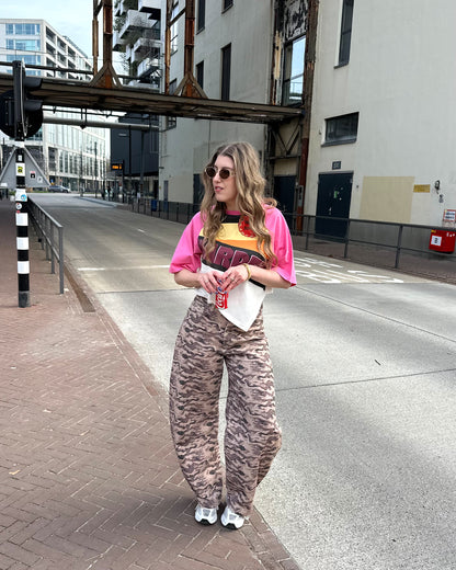 Kiki Camohose Baggy Balloon Fit Braun