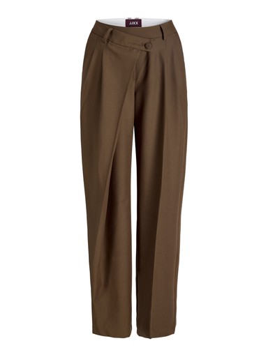 Polina Filippa barrel pantalon overslag brown