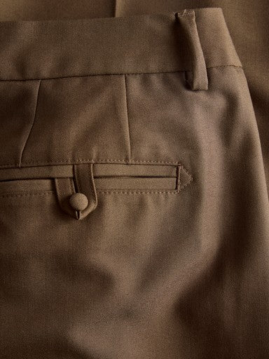 Polina Filippa barrel pantalon overslag brown