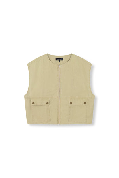 Refined Department NOA gilet army green