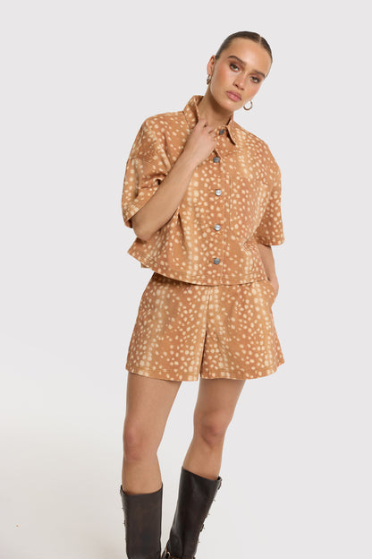 Refined Department ADELINE blouse bambi print